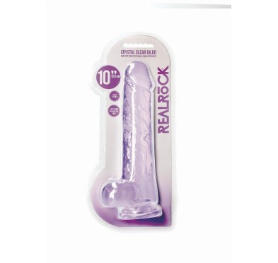 Wodoodporne dildo z przyssawką i jądrami 25,4 cm